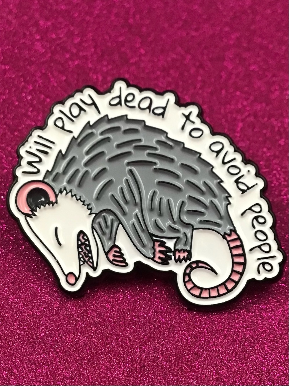 Play Dead Enamel Pin